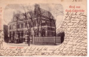 Morgensternstraße altes Postamt um1900 (c) Archiv Wolfgang Holtz