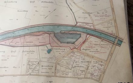 Plan vom Hafen Steglitz, Archiv Wolfgang Holtz