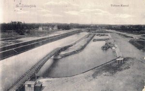 Hafen Lichterfelde mit Treidelbrücke, Archiv Wolfgang Holtz