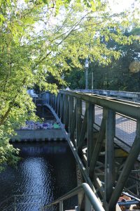 ehemalige Leinpfadbrücke, jetzt Brücke über den Teltowkanal am Edenkobener Weg, ©Jutta Goedicke