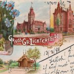Rathaus Lichterfelde Schmuckkarte Rathaus Lichterfelde Schmuckkarte 1889