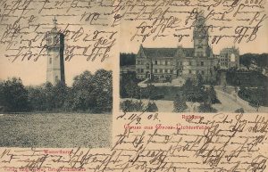Rathaus Lichterfelde Wasserturm 1902