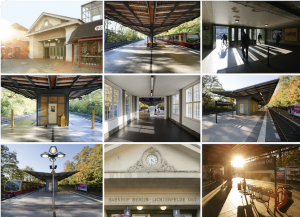 Postkarte Bahnhof Lichterfelde Ost, ©Philipp Bernstorf