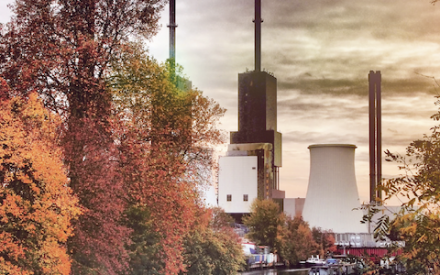 Postkarte Kraftwerk Lichterfelde ©Philipp Bernstorf