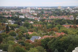 Blick vom Heizkraftwerk auf Lichterfelde und Lankwitz©Jutta Goedicke