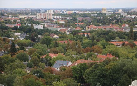 Blick vom Heizkraftwerk auf Lichterfelde und Lankwitz©Jutta Goedicke