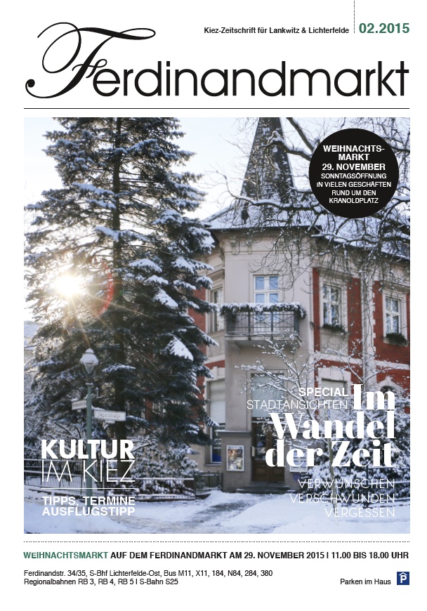 Kiezmagazin Ferdinandmarkt 02|2015