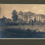 Siemens_Corrensvilla Bild Gartenfassade mit Wintergarten ca. 1920