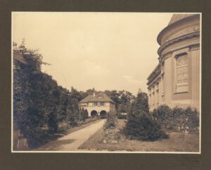 Siemens_Corrensvilla Bild zum Gärtner u Chauffeurhaus mit Garagen