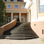 Siemensvilla_Corrensvilla Parkseite Treppe