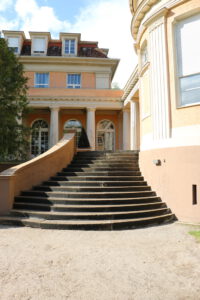 Siemensvilla_Corrensvilla Parkseite Treppe